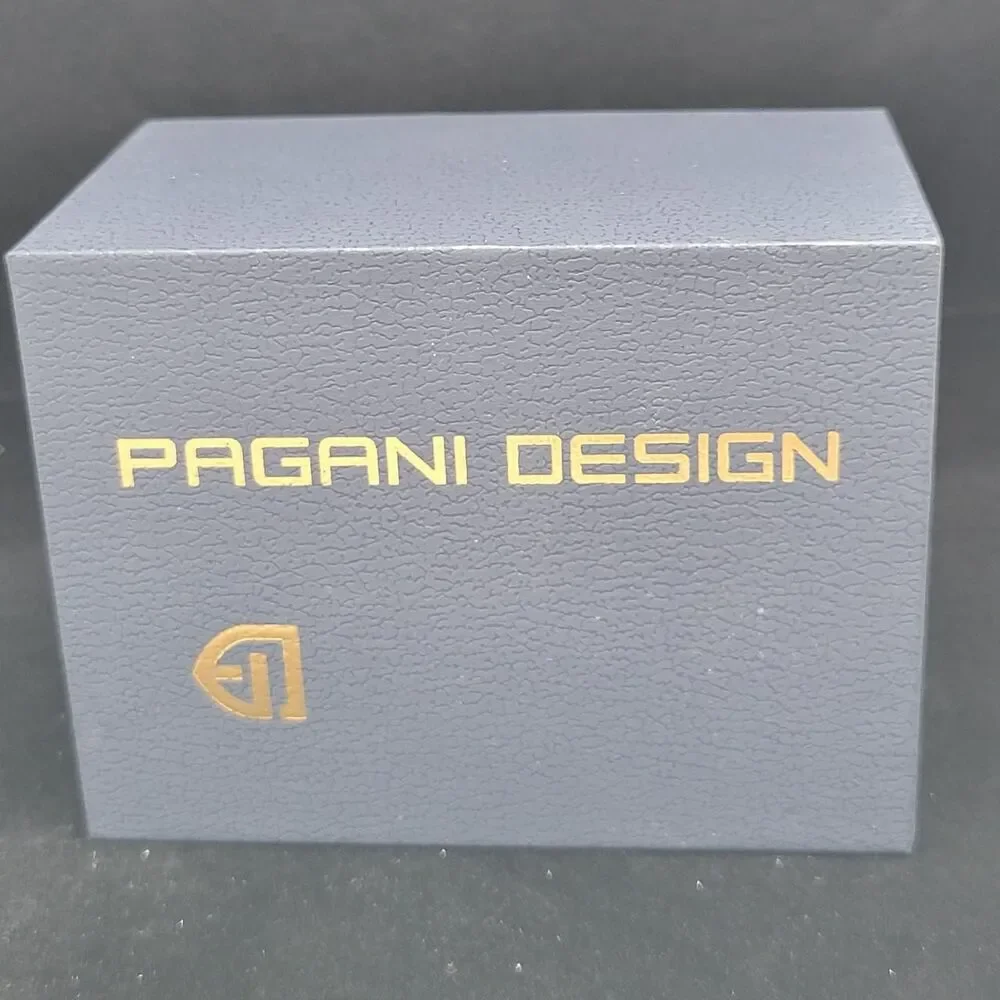 Pagani-design Men's Silver and Black Watch